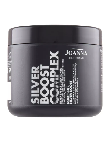 ‌JOANNA PROFESSIONAL Odżywka do włosów eksponująca kolor SILVER BOOST COMPLEX, 500 g.webp