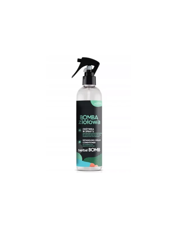 JOANNA BOMBA ZIOŁOWA Odżywka w sprayu ułatwiająca rozczesywanie, 300 ml.webp