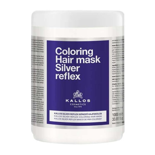 KALLOS Maska do włosów SILVER REFLEX, 1000 ml.jpg