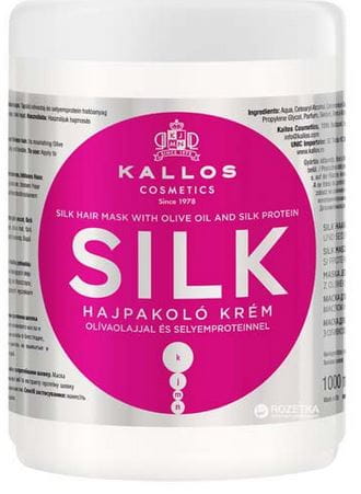 KALLOS Maska do włosów suchych i pozbawionych życia SILK, 1000 ml.jpg