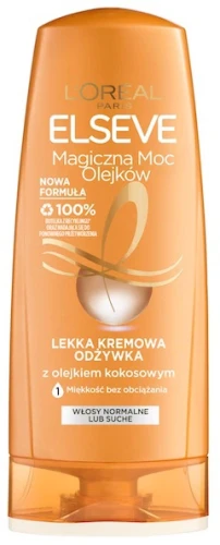 Loreal Elseve Lekka Kremowa Odżywka z Olejkiem Kokosowym 200ML.webp