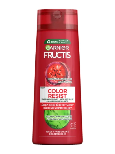 Garnier Fructis Color Resist Szampon Wzmacniający Włosy Farbowane 400ml.webp