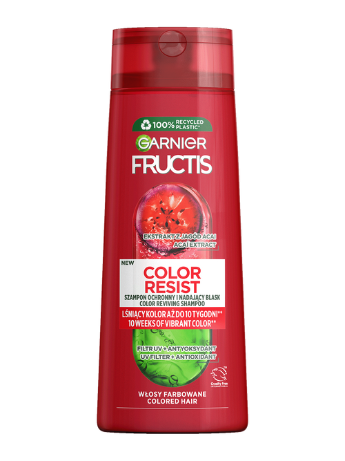 Garnier Fructis Color Resist Szampon Wzmacniający Włosy Farbowane 400ml.webp