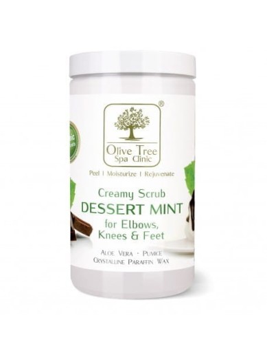 Kremowy Peeling Olive Tree Spa Clinic Creamy Scrub Dessert Mint for Elbows, Knees &amp; Feet - 800g.webp