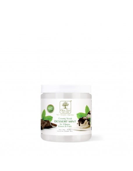 Kremowy Peeling Olive Tree Spa Clinic Creamy Scrub Dessert Mint for Elbows, Knees &amp; Feet - 200g.webp
