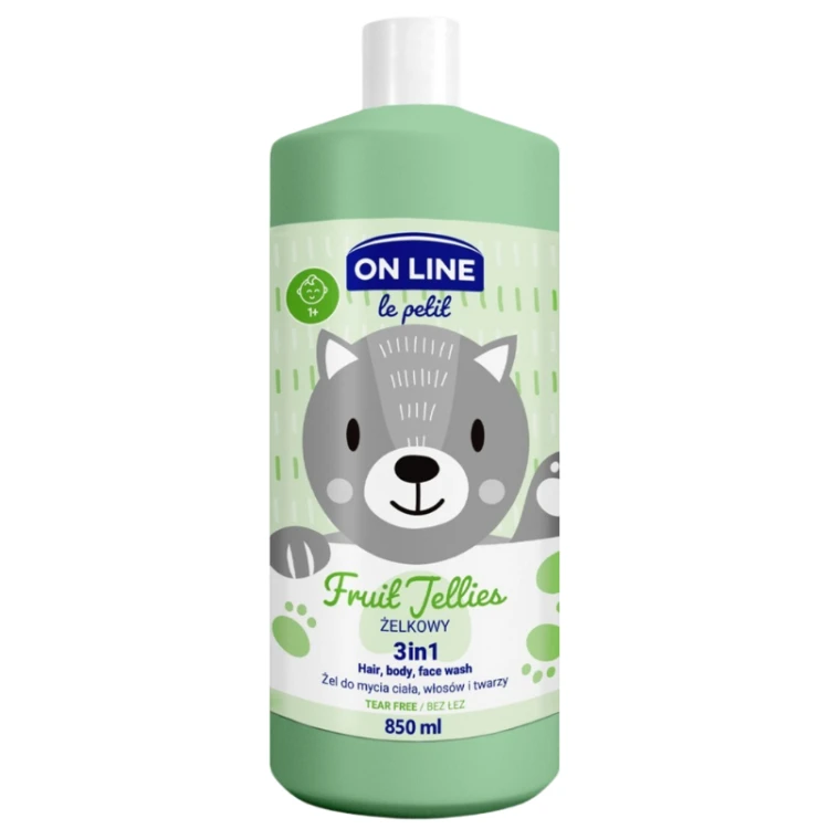 On Line Le Petit Żel do Mycia Ciała, Włosów i Twarzy 3w1 Żelkowy 850ML.jpg