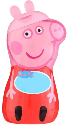 Żel pod prysznic i szampon dla dzieci Air Val International Peppa Pig Gel Shampoo 400 ml.webp