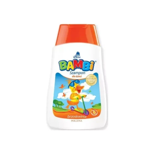Bambi Brzoskwinia, szampon dla dzieci, 300 ml.webp