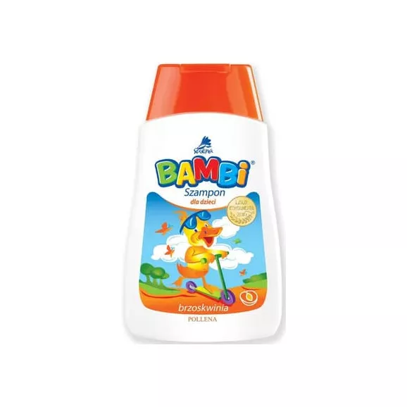 Bambi Brzoskwinia, szampon dla dzieci, 300 ml.webp