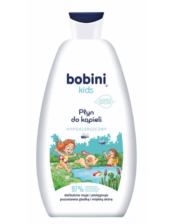 BOBINI Kids płyn do kąpieli dla dzieci HYPOALERGICZNY, 500 ml.webp